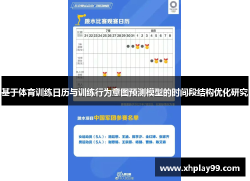 基于体育训练日历与训练行为意图预测模型的时间段结构优化研究